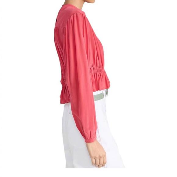 NEW ISABEL MARANT nelino blouse in paradise pink - Picture 2 of 6
